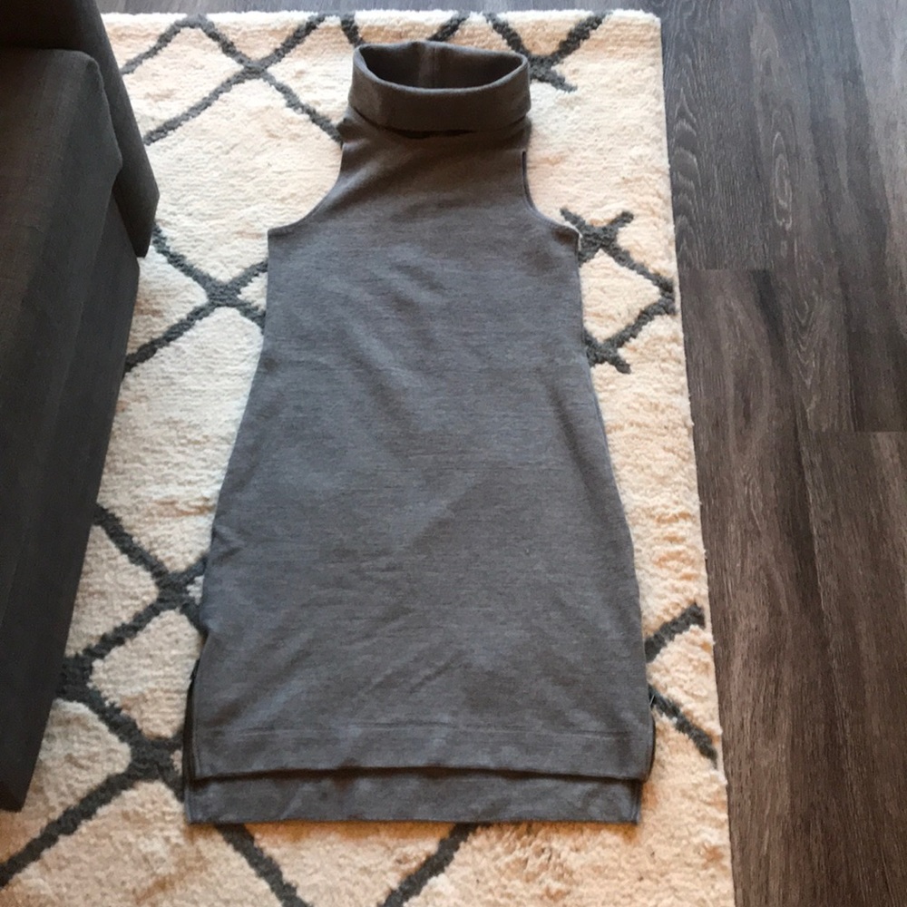 Sleeveless, Turtleneck Dress